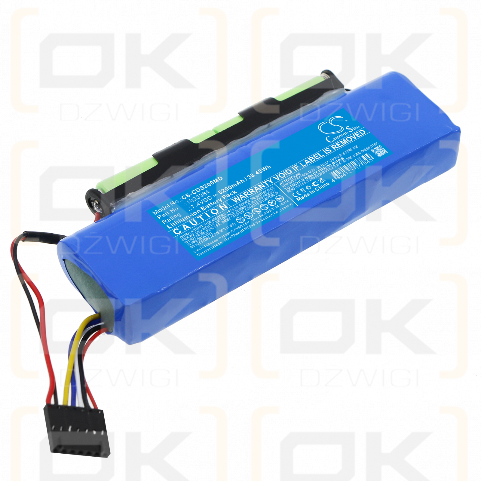 Circadiance SmartMonitor 2PSL / 1023384 5200 mAh Li-Ion 7,4 V (Cameron Sino)