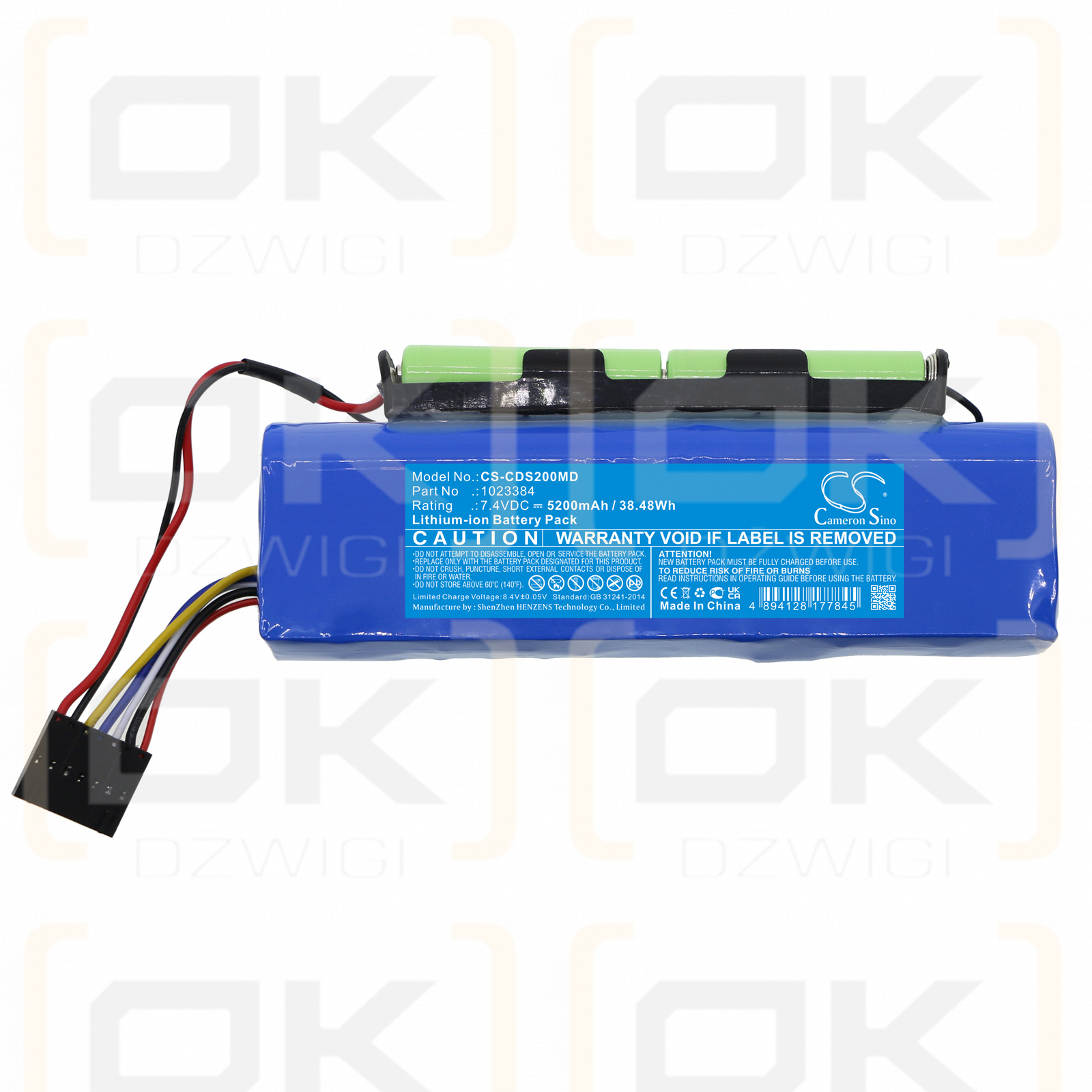 Circadiance SmartMonitor 2PSL / 1023384 5200 mAh Li-Ion 7,4 V (Cameron Sino)