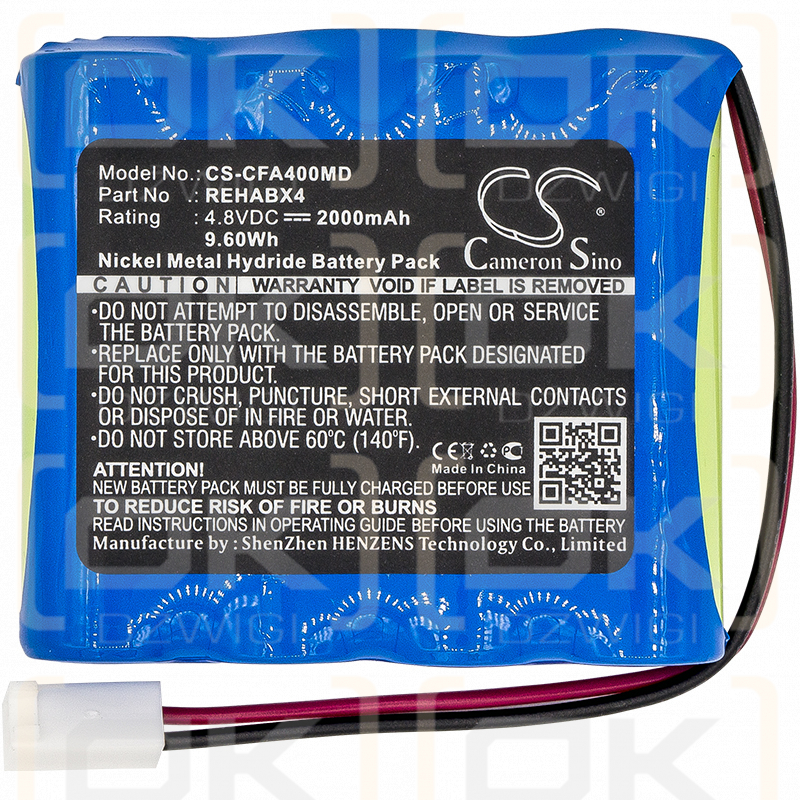 Cefar 2652 / REHABX4 2000mAh Ni-MH 4.8V (Cameron Sino)