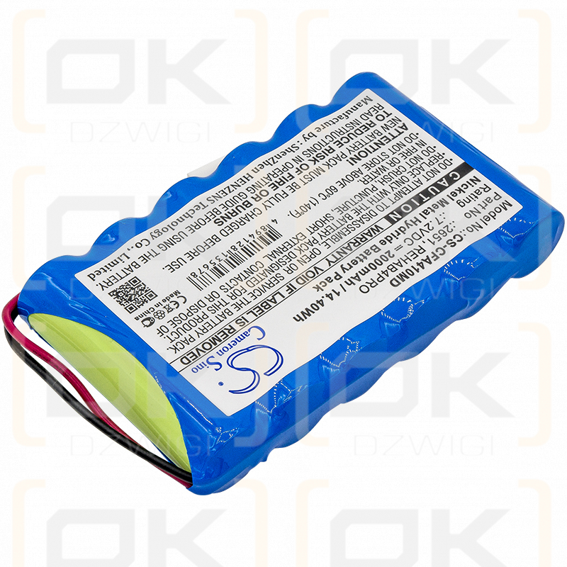 Cefar Bodymax Trainer (NGSF4) / 2651 2000 mAh Ni-MH 7,2 V (Cameron Sino)