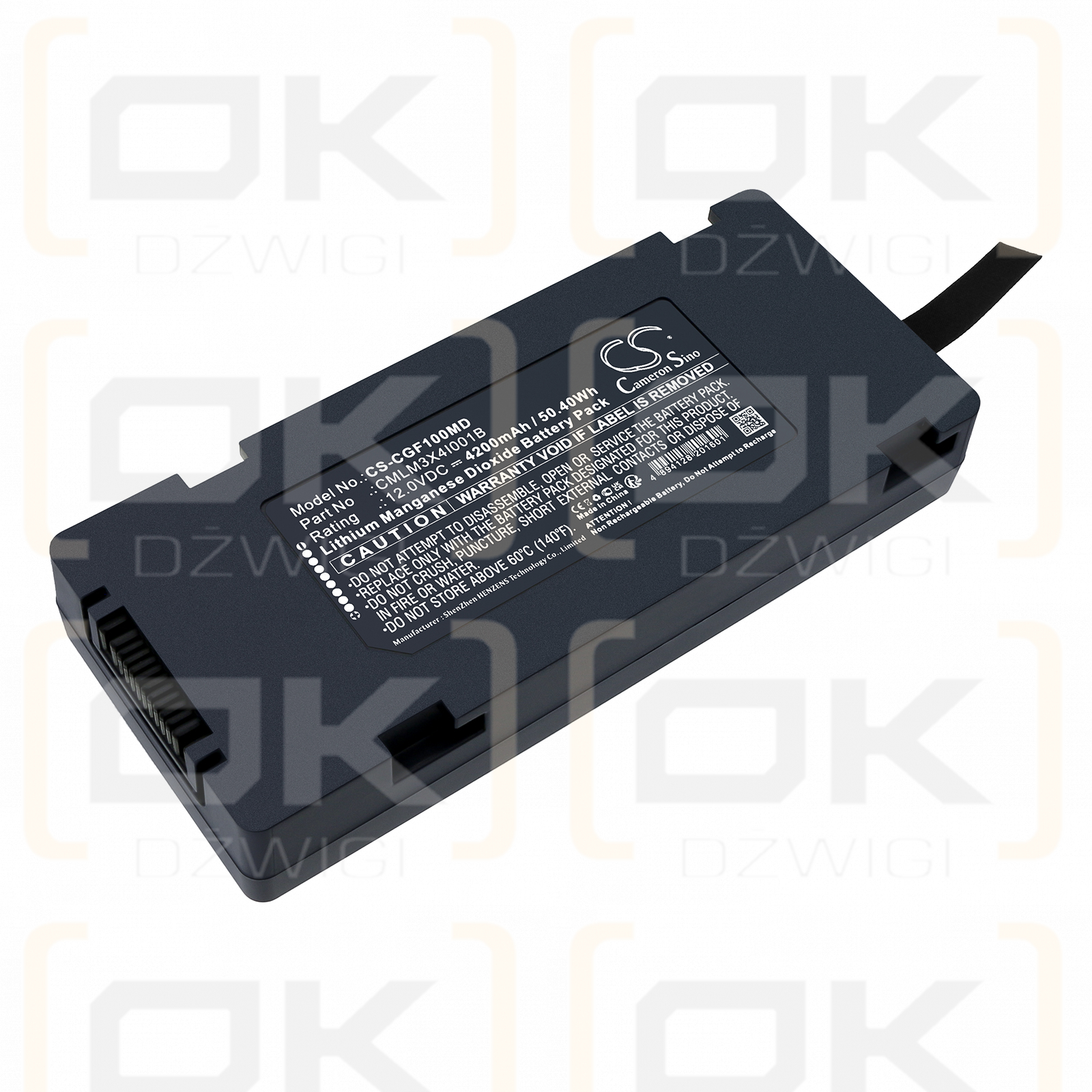 COMEN F2 Vollautomatisch / CMLM3X4I001B 4200 mAh Li-MnO2 12,0 V (Cameron Sino)