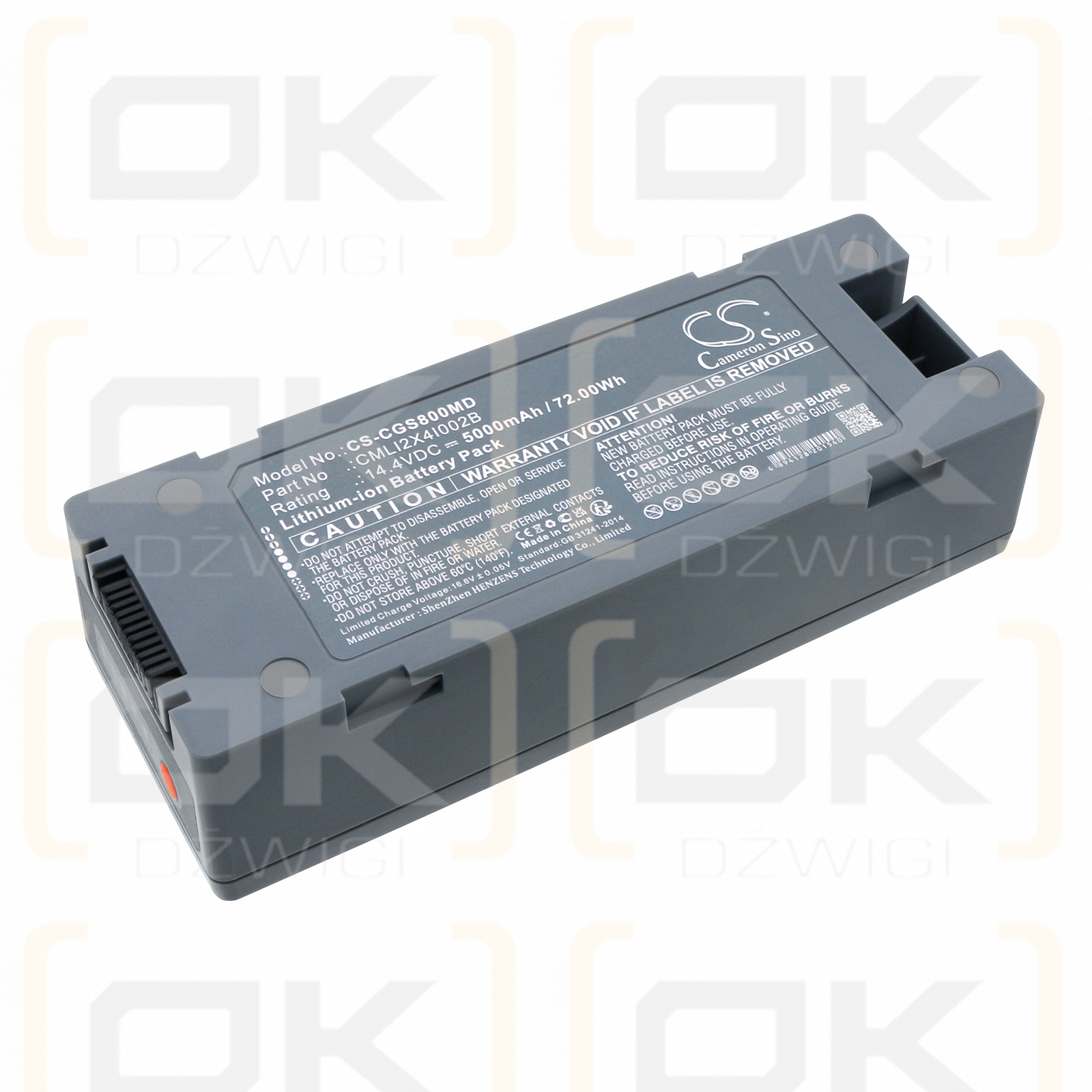 Desfibrilación COMEN S8 / CMLI2X4I002B 5000mAh Li-ion 14.4V (Cameron Sino)