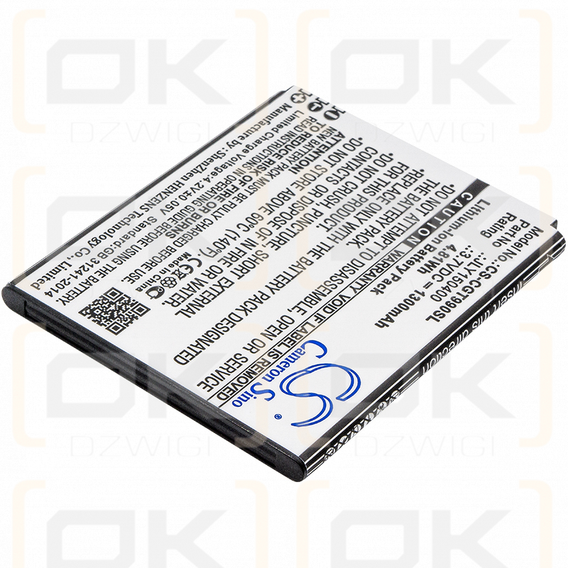 Cubot P5 / JLY150400 1300 mAh Li-Ion 3,7 V (Cameron Sino)