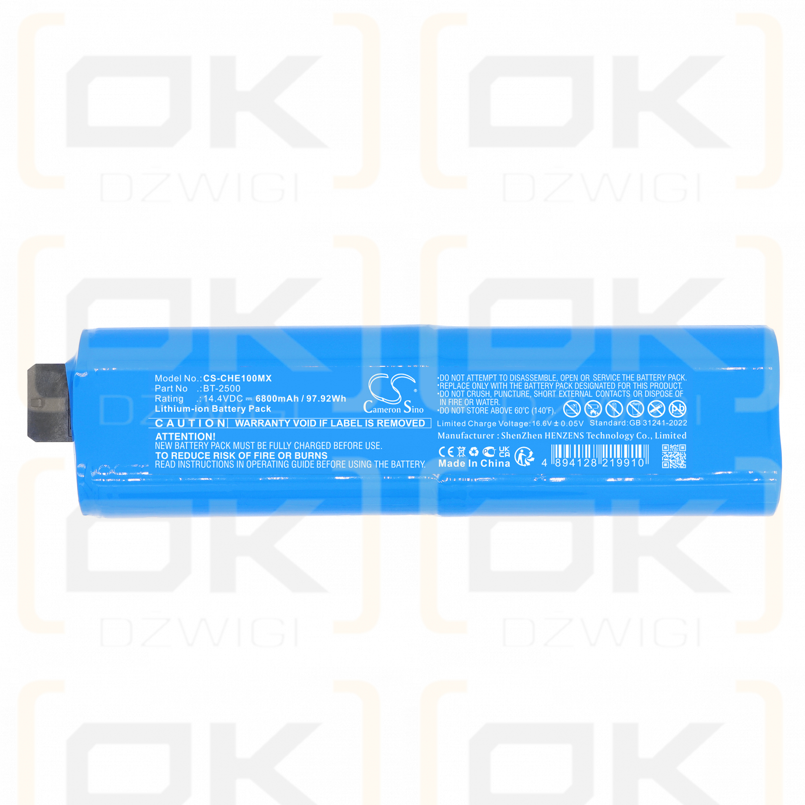 Chison ECO 6 Tragbarer Ultraschall / 33-00012-00 6800 mAh Li-Ion 14,4 V (Cameron Sino)
