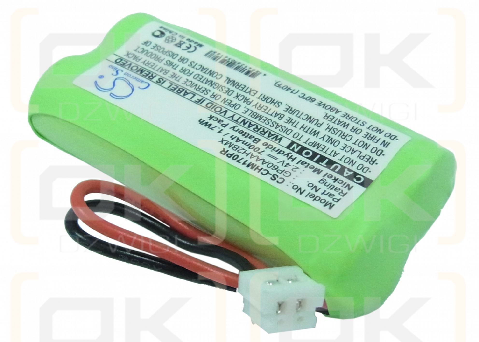 NTN Communications LT2001 / GP60AAAH2BMX 700mAh Ni-MH 2.4V (Cameron Sino)