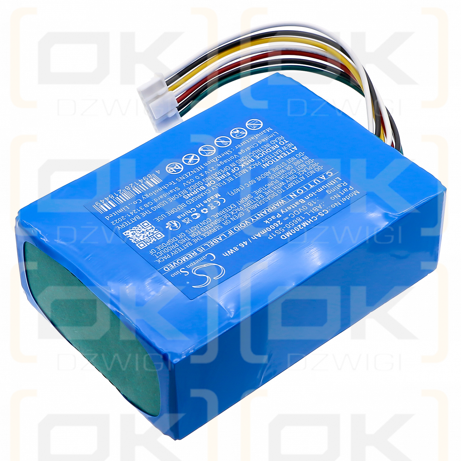 Chattanooga Transport 2 Ultrasound / ABI-L 18650-5S1P 2600mAh Li-ion 18.0V (Cameron Sino)