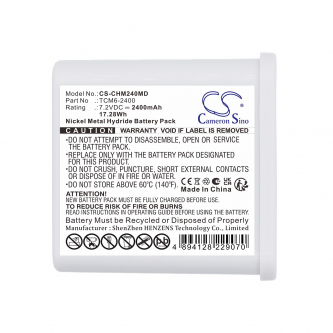 Ersatzakku für ChoiceMMed VI-200A / 43.888.9117 2400 mAh Ni-MH 7,2 V (Cameron Sino)
