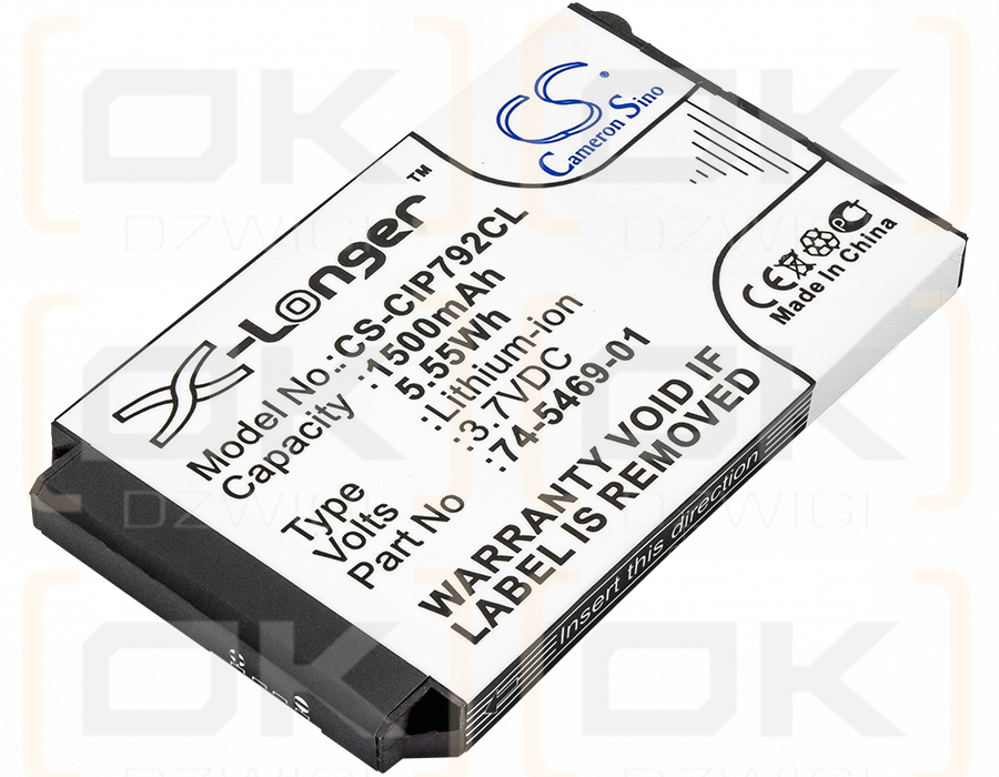 Cisco 7926 / 74-5469-01 1500mAh Li-ion 3.7V (Cameron Sino)