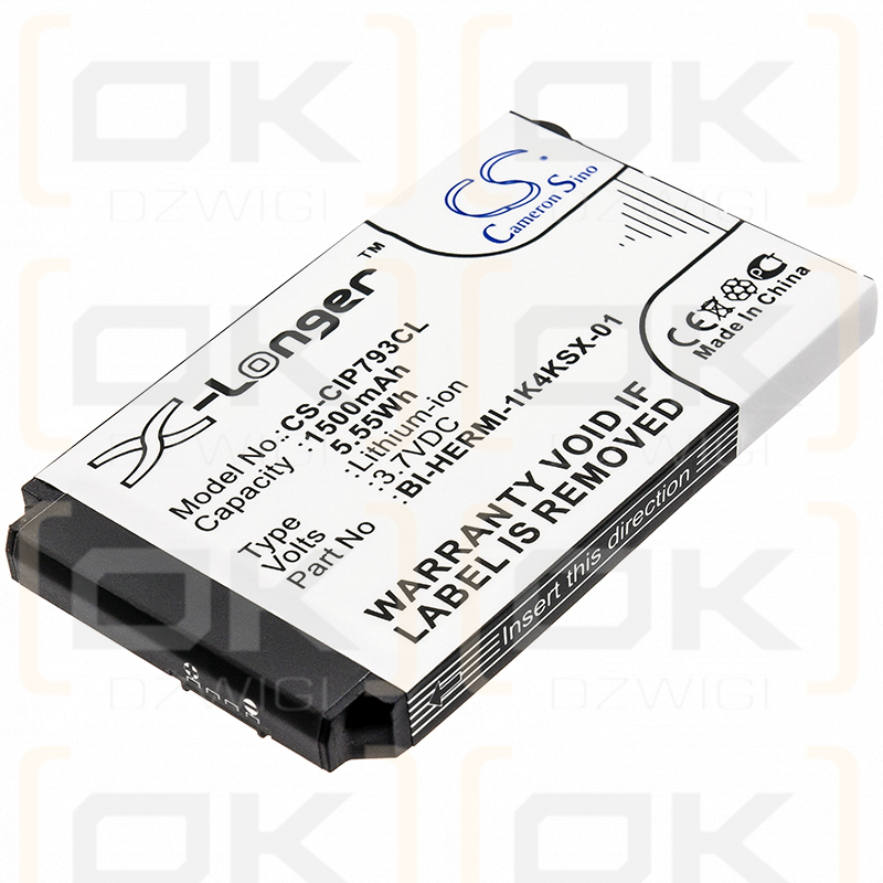 Cisco 7926 / BI-HERMI-1K4KSX-01 1500mAh Li-ion 3.7V (Cameron Sino)