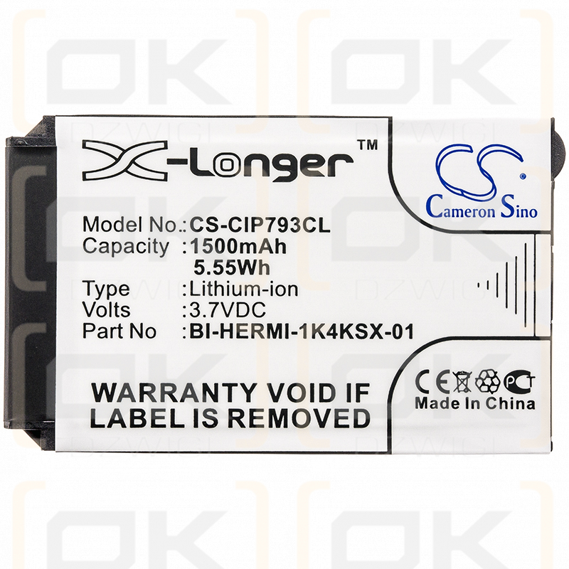 Cisco 7926 / BI-HERMI-1K4KSX-01 1500mAh Li-ion 3.7V (Cameron Sino)