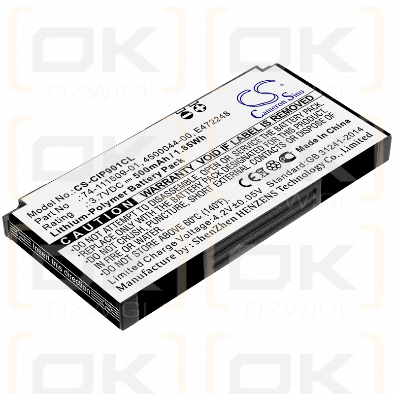 Base de altavoz Cisco 8831 / 74-111509-01 500mAh Li-Polymer 3.7V (Cameron Sino)