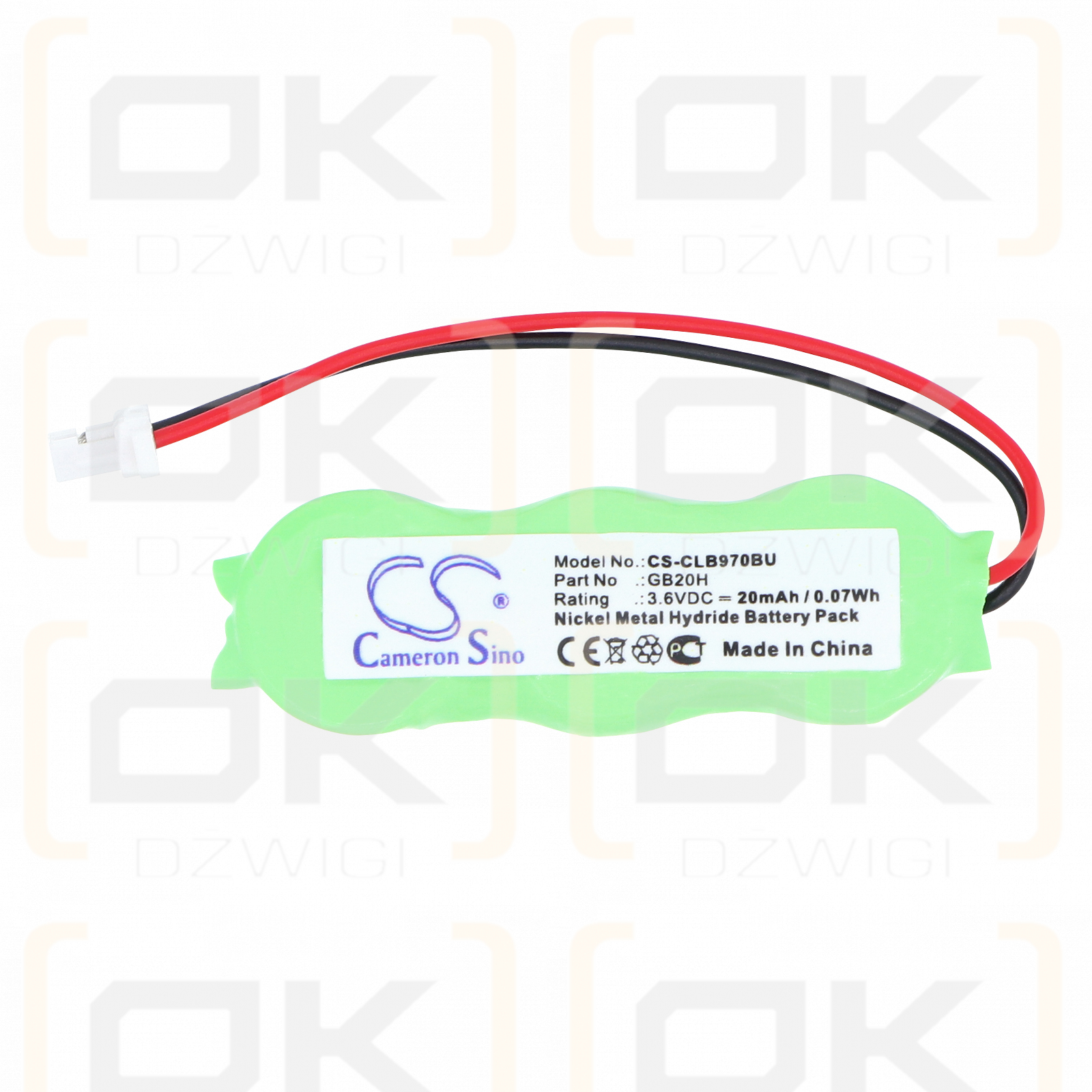 CipherLab 9700 / GB20H 20 мАч Ni-MH 3,6 В (Cameron Sino)