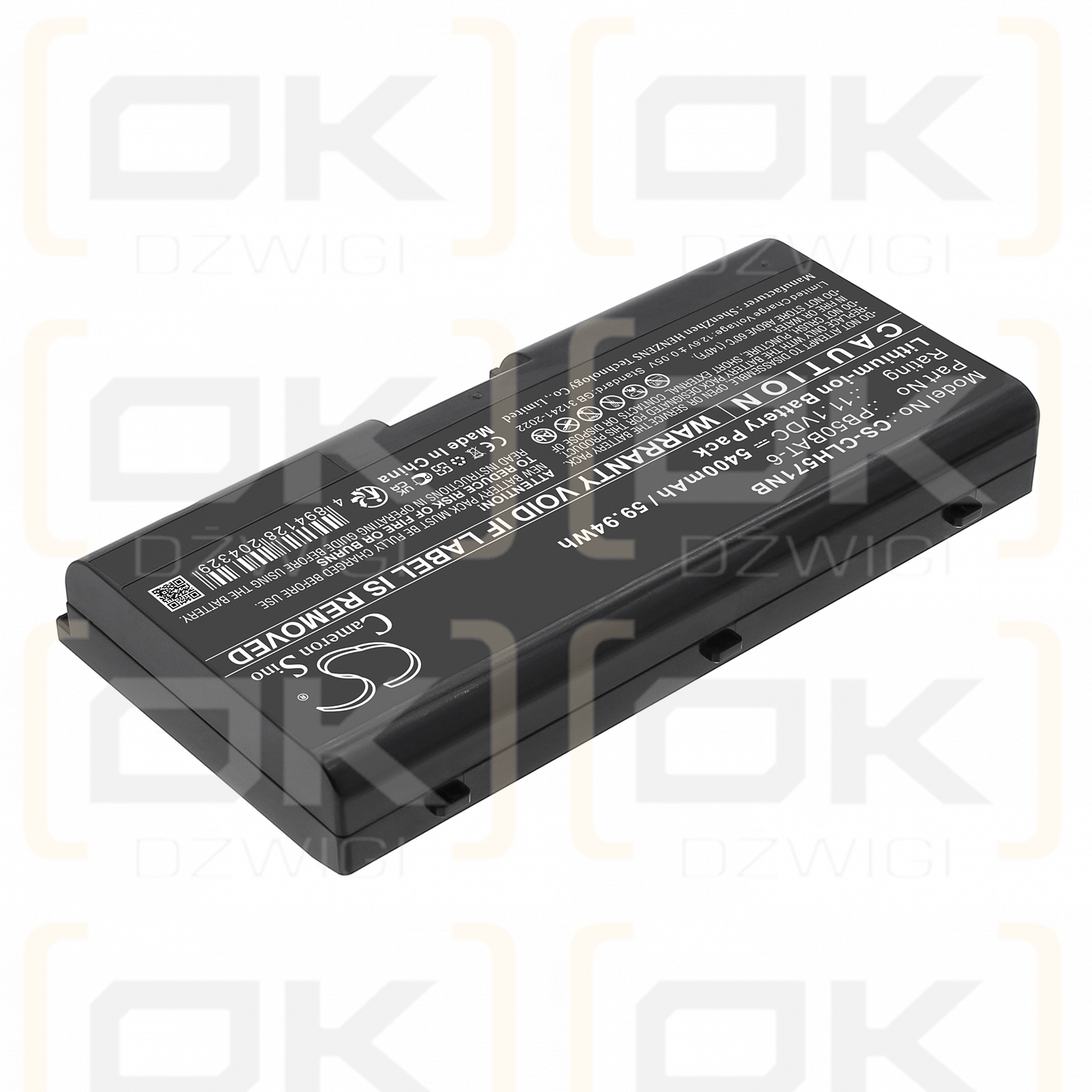Clevo PB71EF-G / PB50BAT-6 5400mAh Li-ion 11.1V (Cameron Sino)