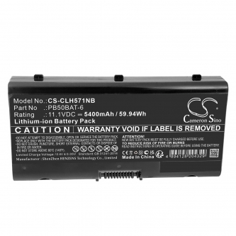 Clevo PB71EF-G / PB50BAT-6 5400mAh Li-ion 11.1V (Cameron Sino)