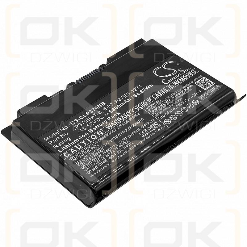 Clevo P377SM / P370BAT-8 5600 mAh Li-ion 15.12 V (Cameron Sino)