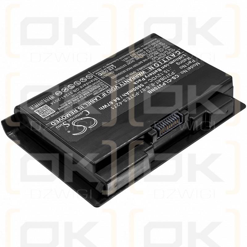 Clevo P377SM / P370BAT-8 5600 mAh Li-ion 15.12 V (Cameron Sino)