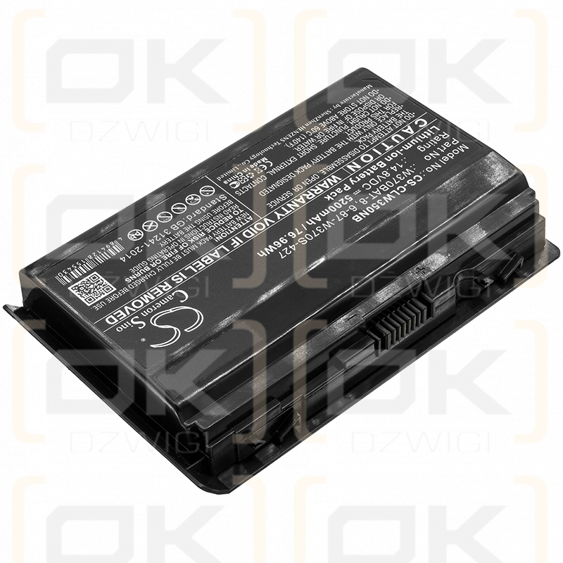 Clevo P370em / 6-87-W370S-427 5200mAh Li-ion 14.8V (Cameron Sino)