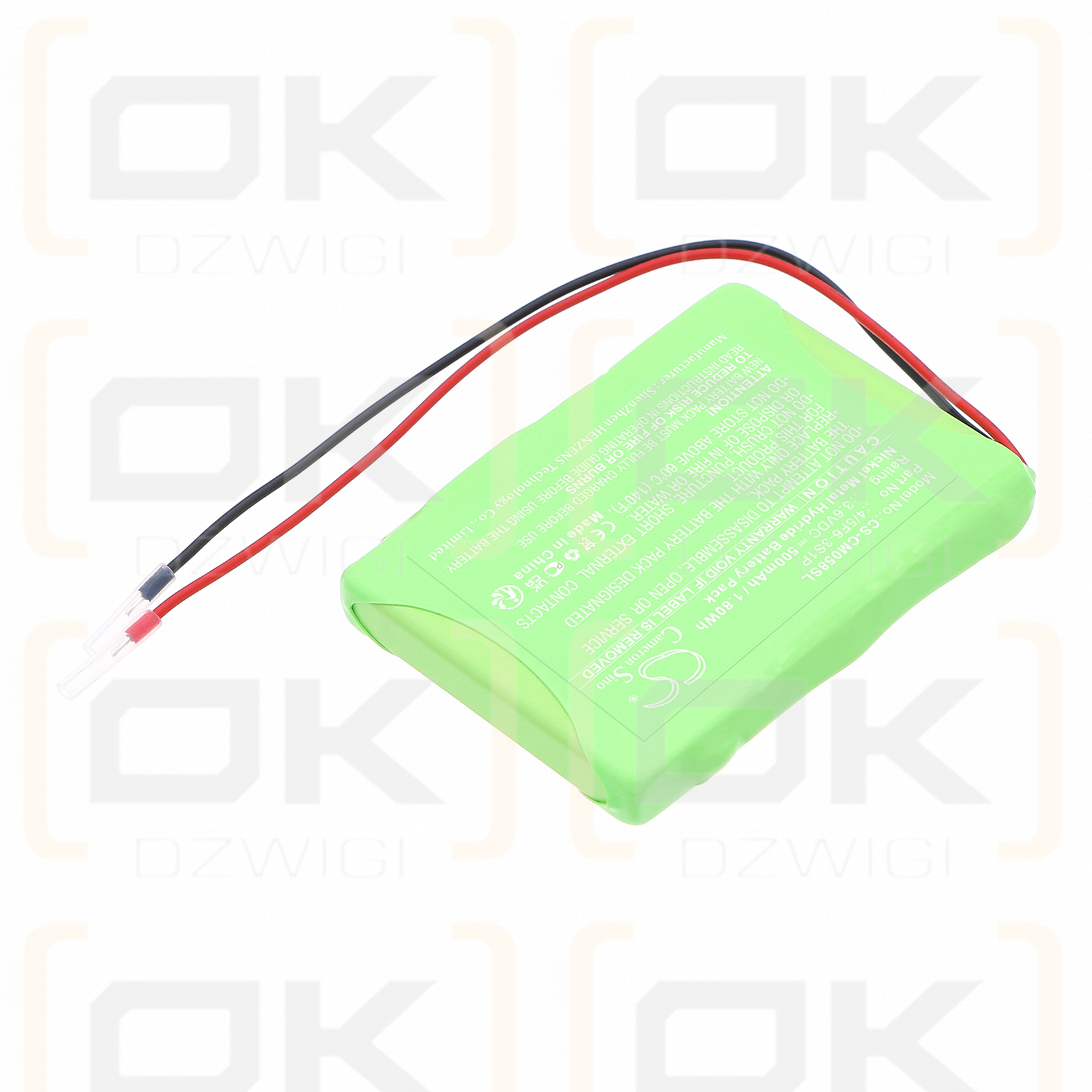 Индивидуальный аккумулятор / 4/5F6-3S1P 500 мАч Ni-MH 3,6 В (Cameron Sino)