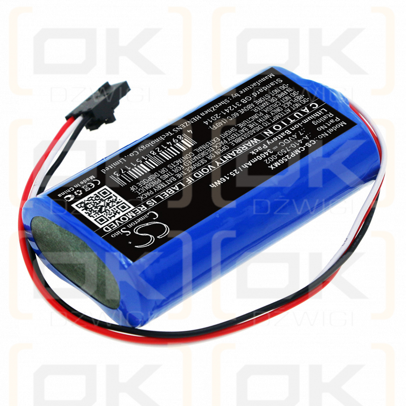 COSMED Pony FX NTA2531 / A-410-750-002 3400 mAh Li-Ion 7,4 V (Cameron Sino)