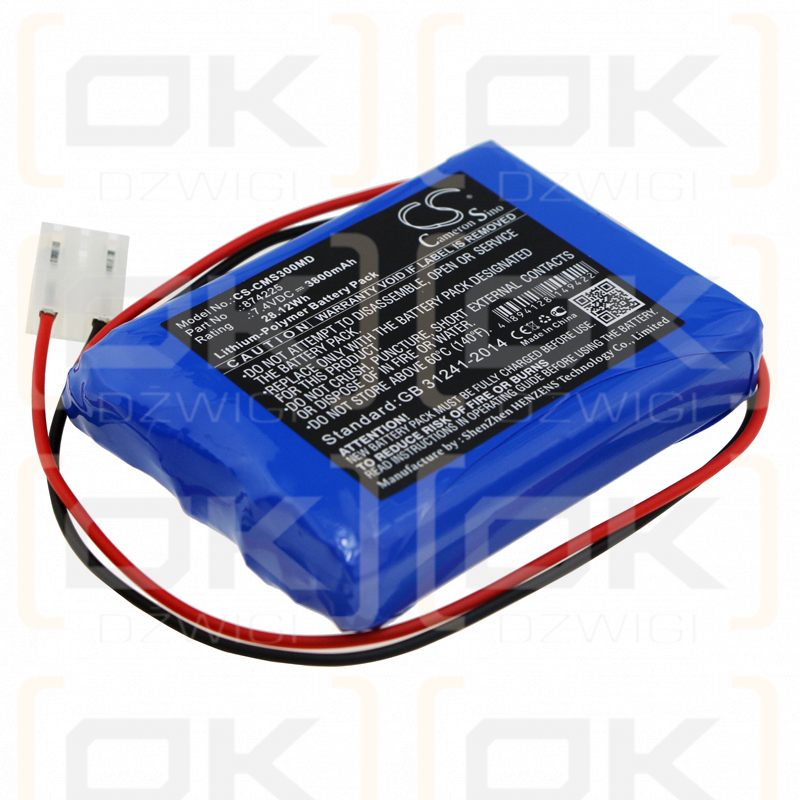 CONTEC ECG300GT / 874225 3800mAh Li-Polímero 7.4V (Cameron Sino)