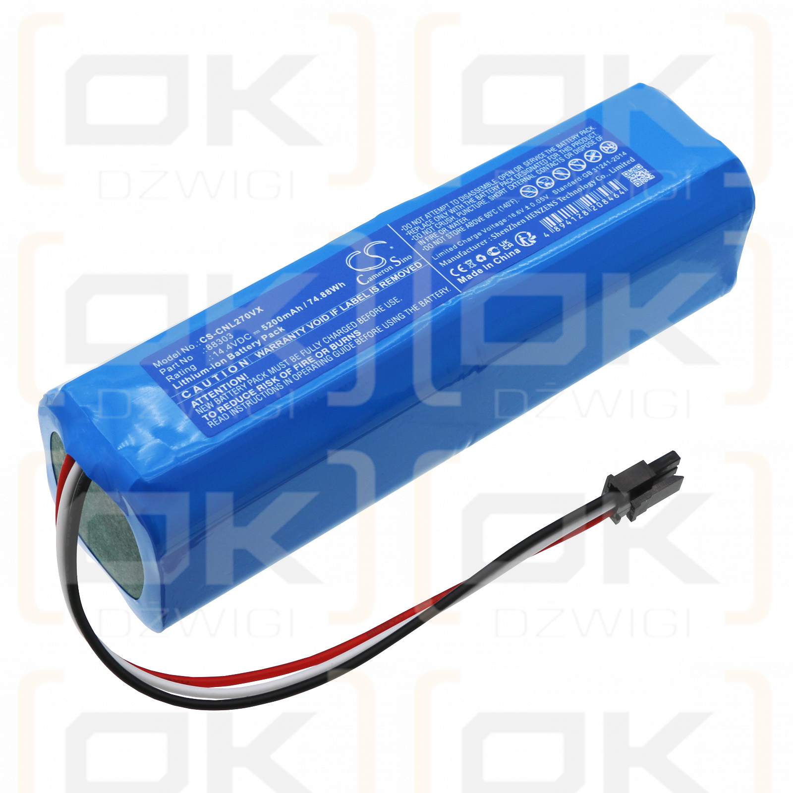 Ikohs Create Netbot S27 / 88303 5200mAh Li-ion 14.4V (Cameron Sino)