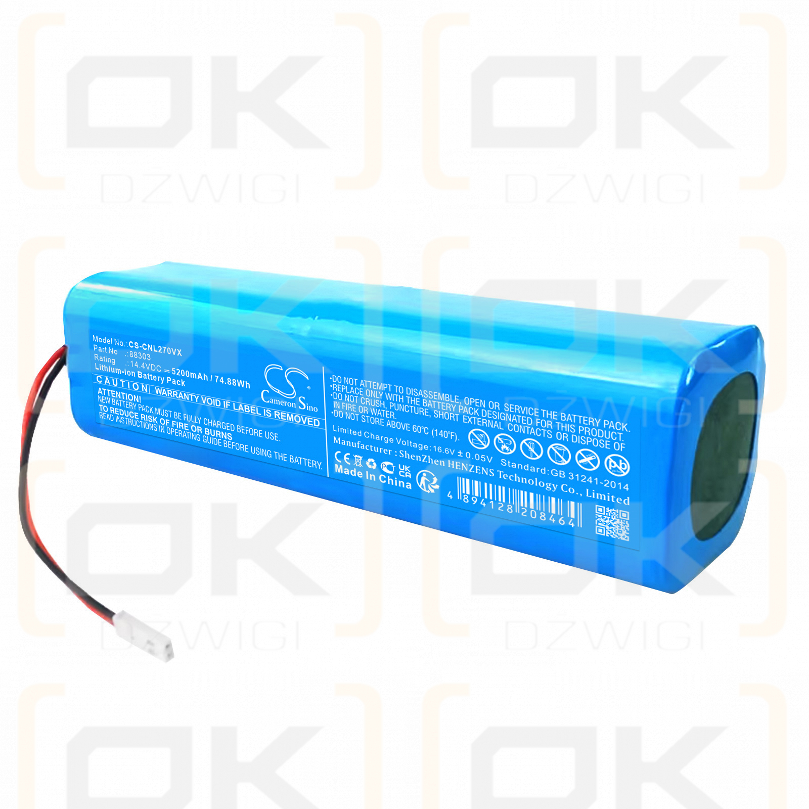 Ikohs Create Netbot S27 / 88303 5200 mAh Li-Ion 14,4 V (Cameron Sino)