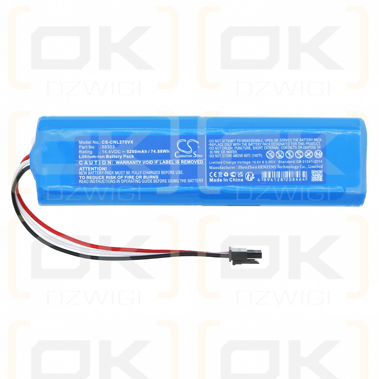 Ikohs Create Netbot S27 / 88303 5200mAh Li-ion 14.4V (Cameron Sino)