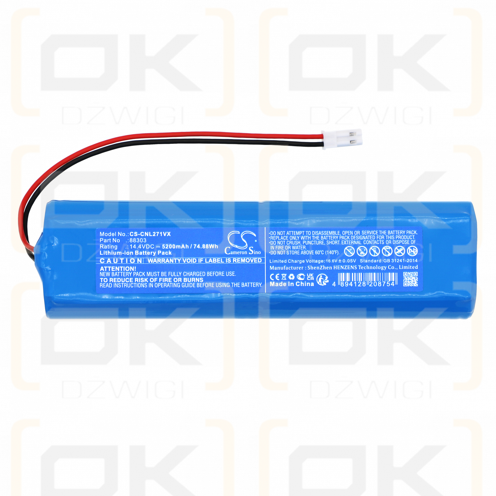 Ikohs Create Netbot S27 / 88303 5200mAh Li-ion 14.4V (Cameron Sino)