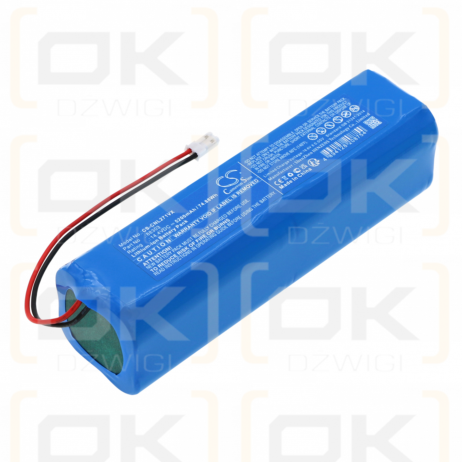 Ikohs Create Netbot S27 / 88303 5200 mAh Li-Ion 14,4 V (Cameron Sino)