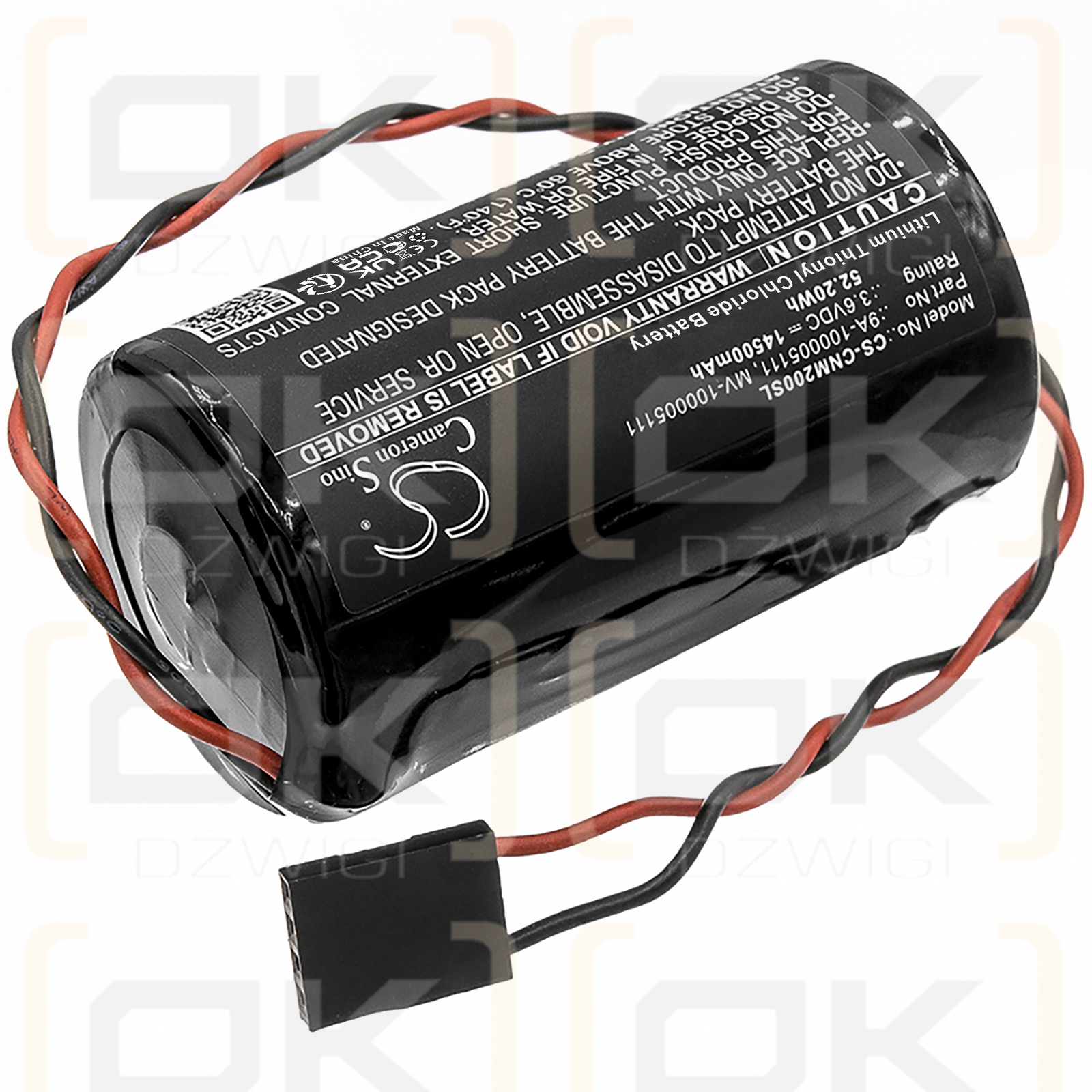 Analizadores de flujo Cameron Nuflo MC-III Plus / 9A-100005111 14500mAh Li-SOCl2 3.6V (Cameron Sino)