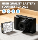 Bateria zamienna do Ricoh R4 / DB-120 1850 mAh Li-ion 3.87 V (Cameron Sino)