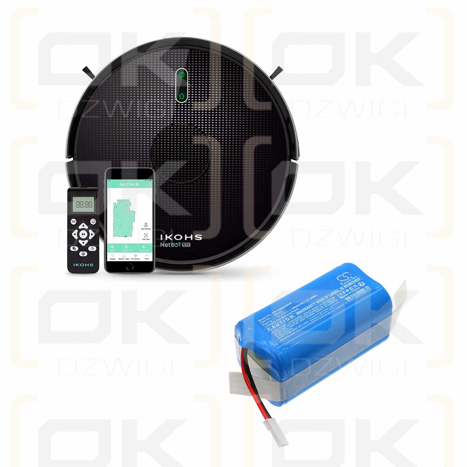 Ikohs Create Netbot LS23 / 88302 2600mAh Li-ion 14.4V (Cameron Sino)