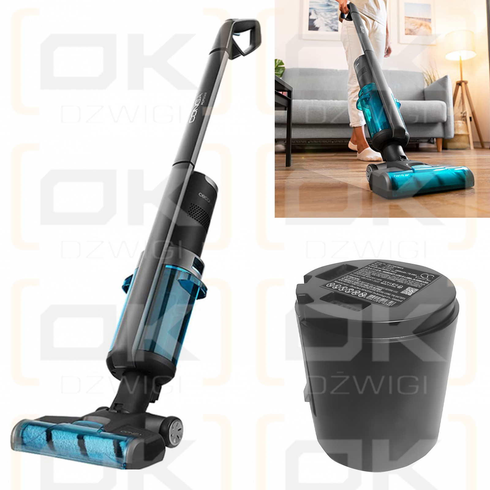 Cecotec Conga Rockstar 29600 / T-DC49L 2500 мАч Li-ion 28,8 В (Cameron Sino)