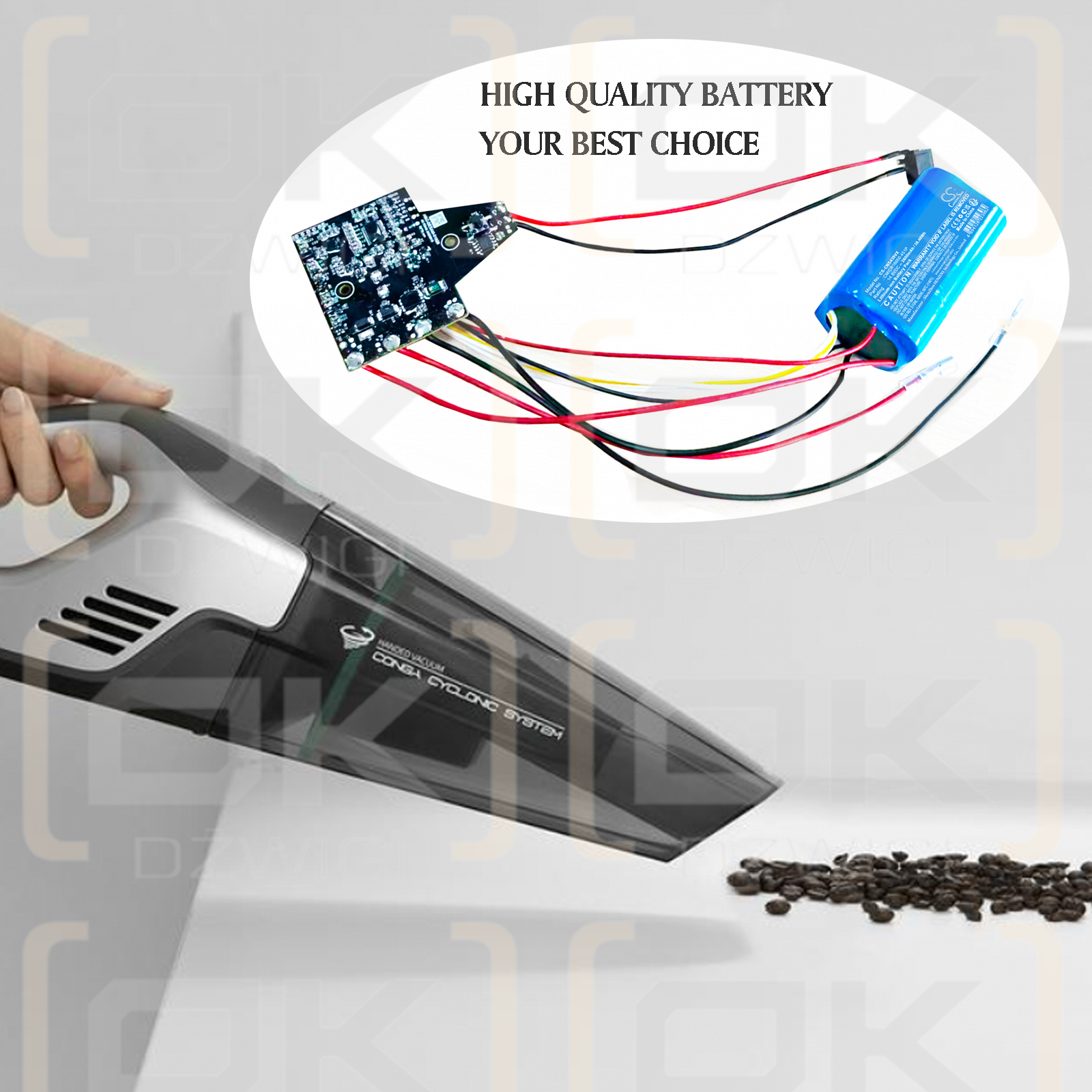 Cecotec Conga Immortal ExtremeSuction 14.8V / CMICR18650-4S1P 2600 mAh Li-ion 14.8 V (Cameron Sino)