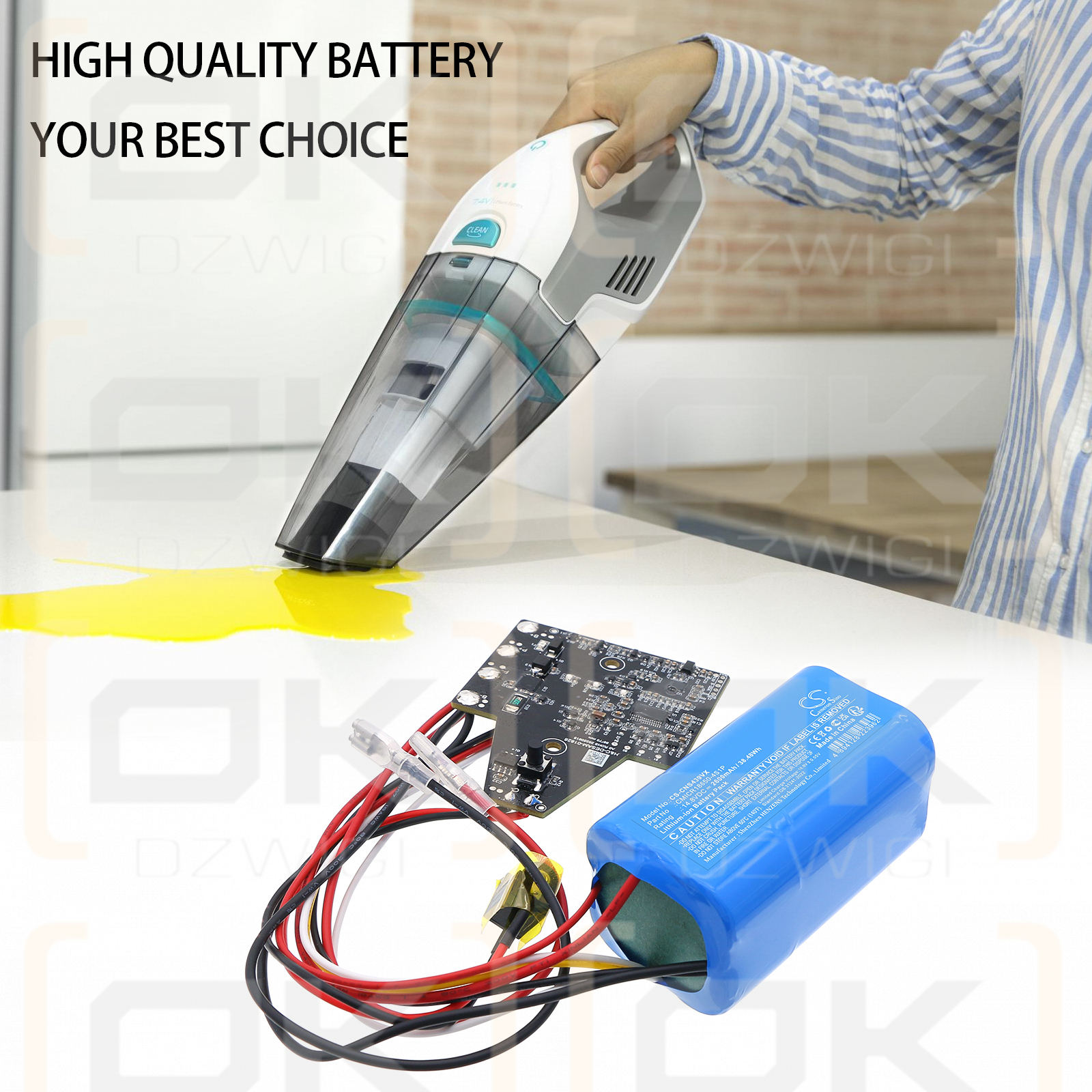 Cecotec Conga Immortal ExtremeSuction 14.8V / CMICR18650-4S1P 2600 mAh Li-ion 14.8 V (Cameron Sino)