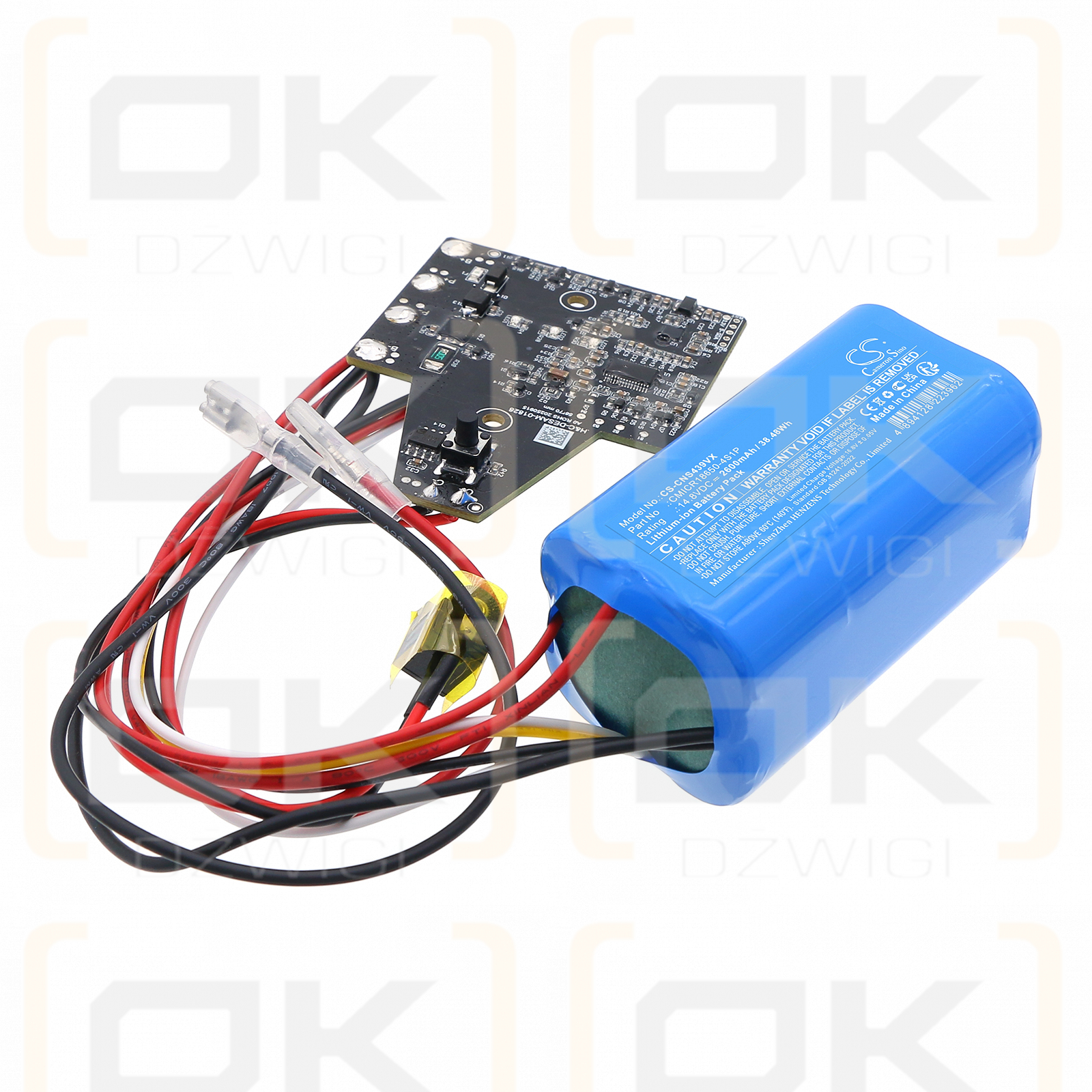 Cecotec Conga Immortal ExtremeSuction 14.8V / CMICR18650-4S1P 2600 mAh Li-ion 14.8 V (Cameron Sino)