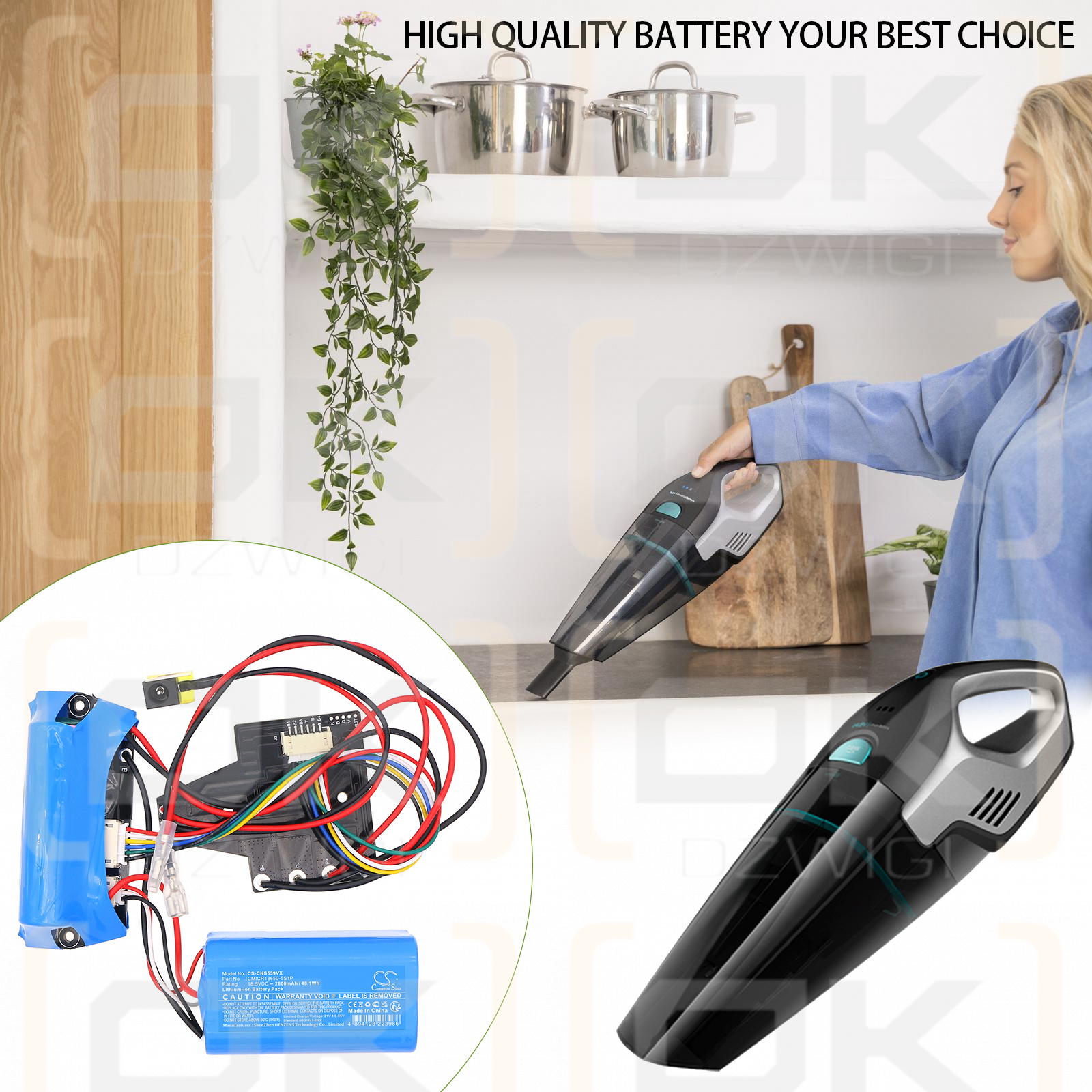 Cecotec Conga Popstar Micro 18.5V / CMICR18650-5S1P 2600 mAh Li-ion 18.5 V (Cameron Sino)