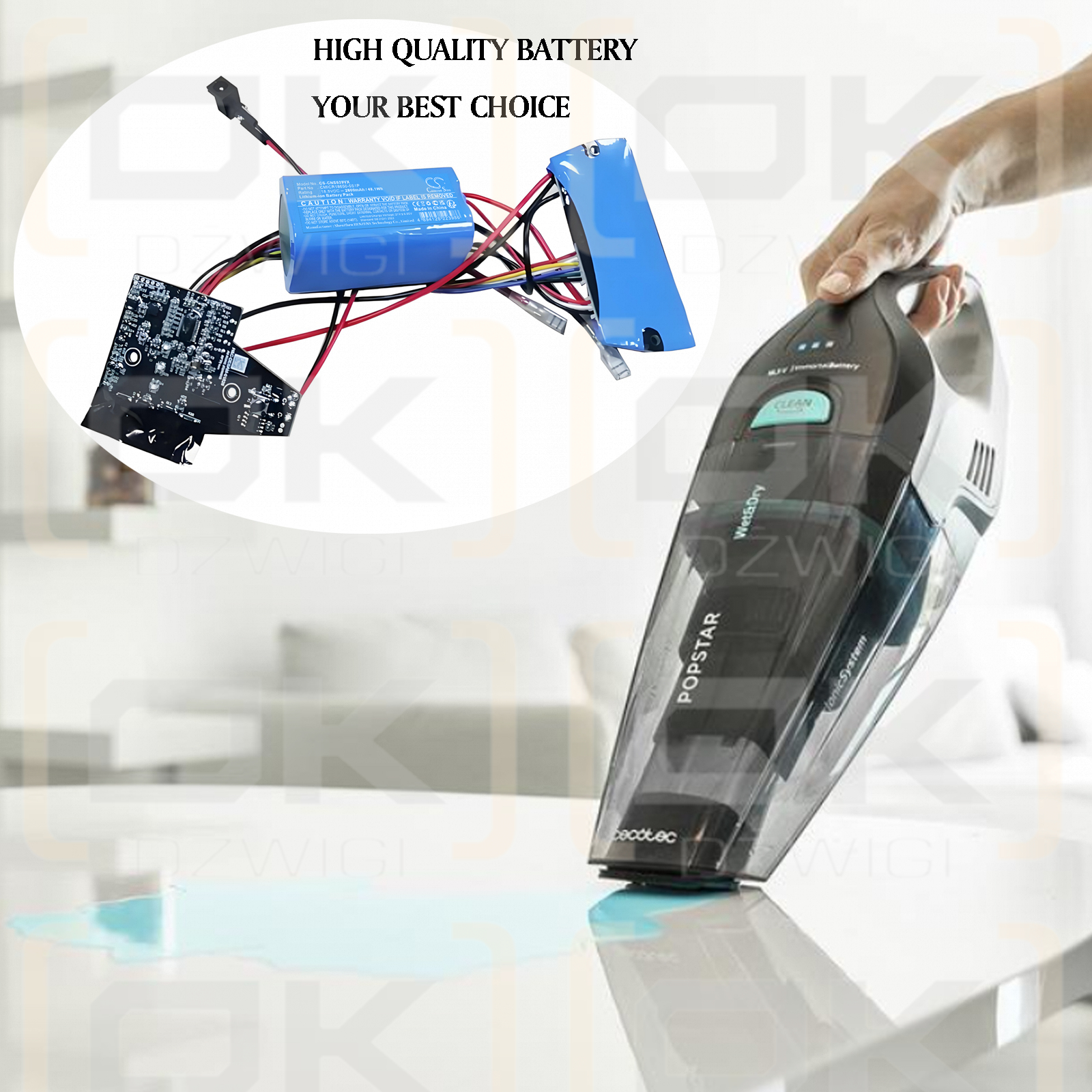 Cecotec Conga Popstar Micro 18.5V / CMICR18650-5S1P 2600 mAh Li-ion 18.5 V (Cameron Sino)