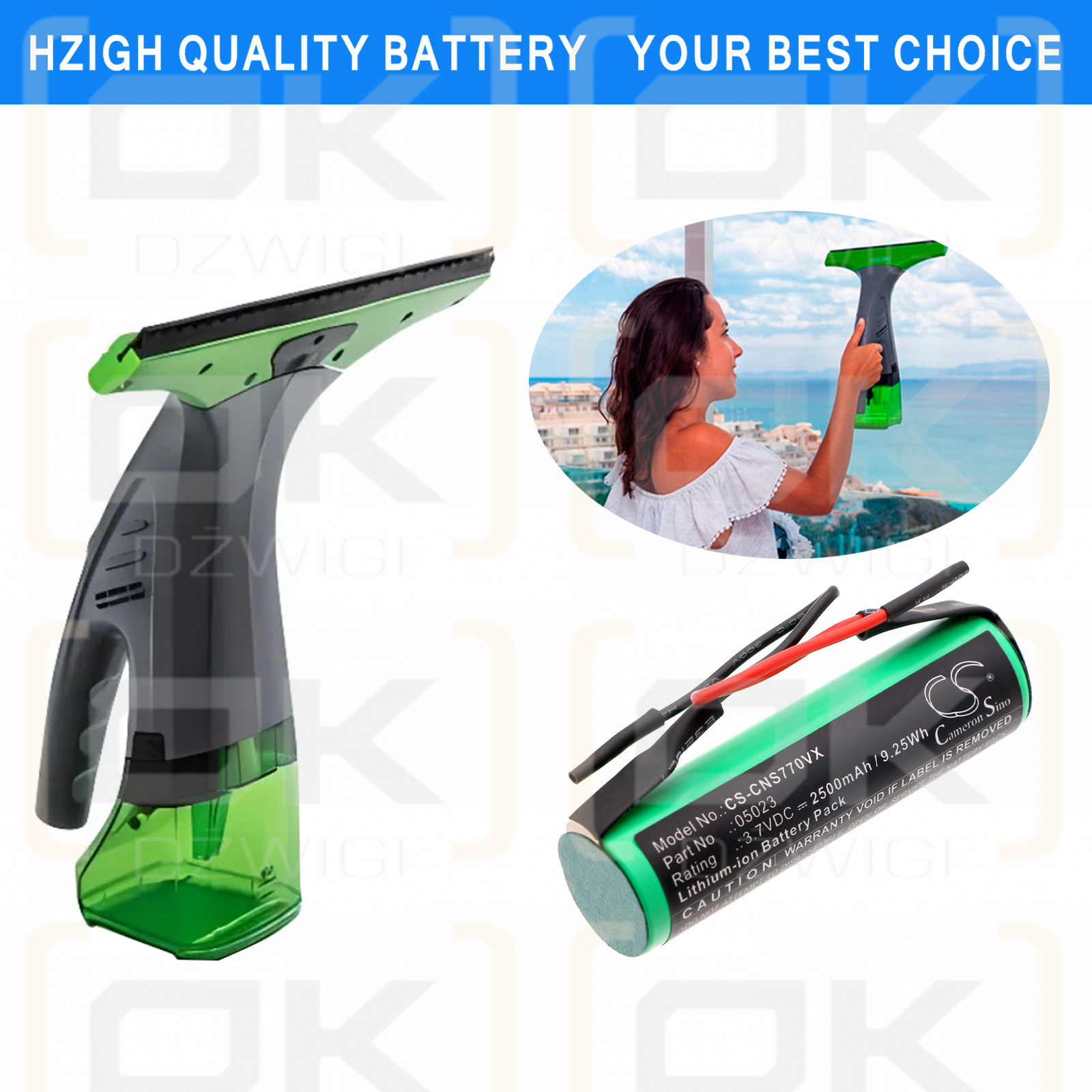 Cecotec Conga Crystal Clear 770 2500mAh Li-ion 3.7V (Cameron Sino)