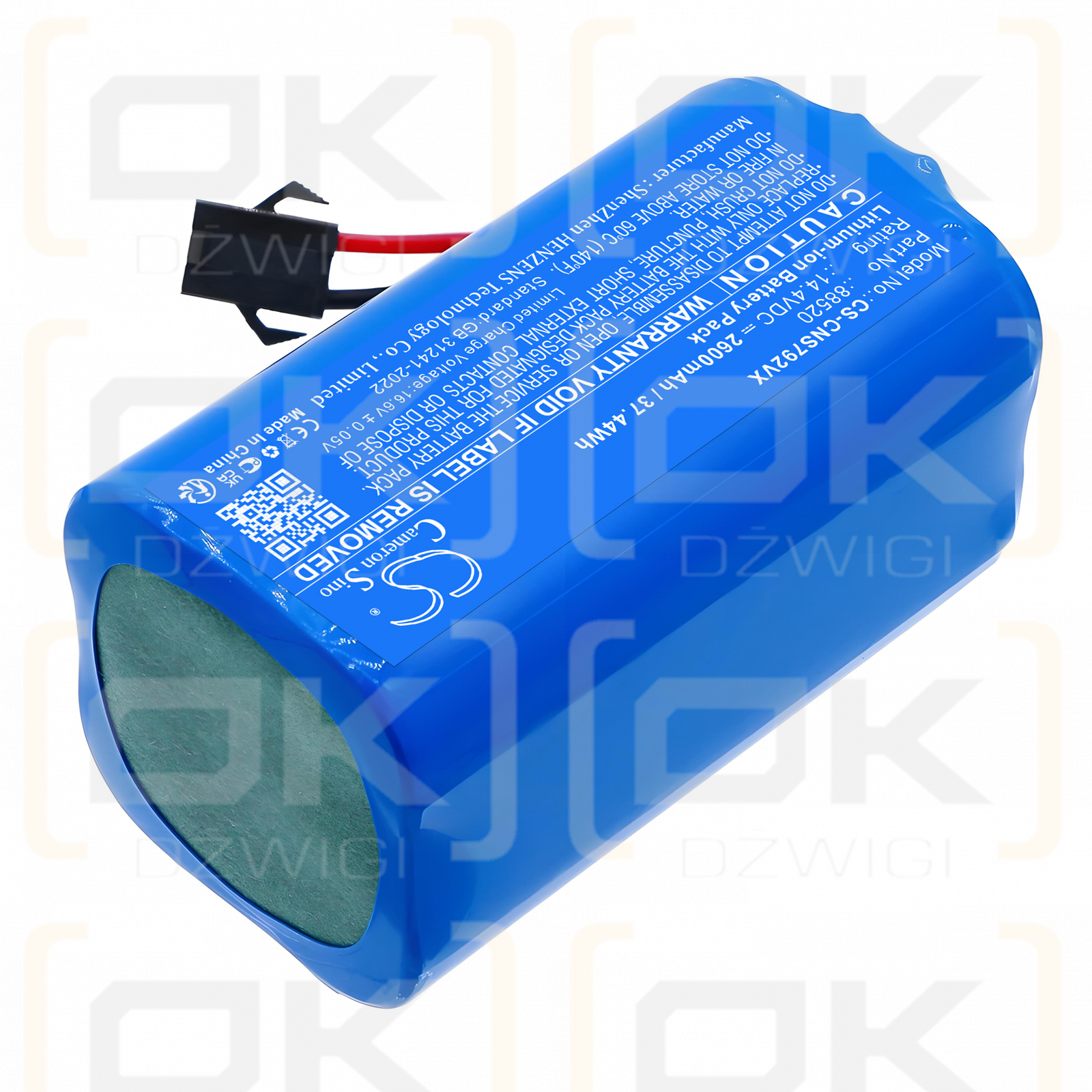 CECOTEC Flash Connected / 88520 2600mAh Li-ion 14.4V (Cameron Sino)