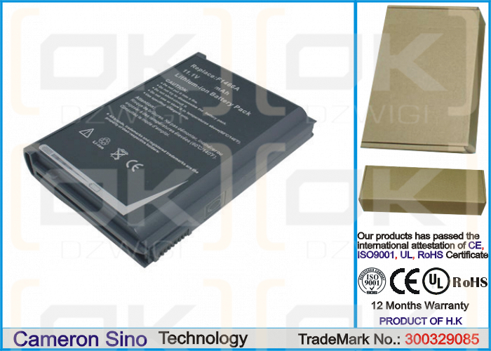 Compaq OmniBook 4102 / F1466A 6600 mAh Li-ion 11,1 V (Cameron Sino)