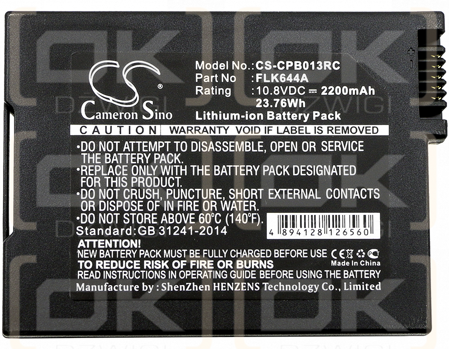 FOXLINK / FLK644A 2200 mAh Li-Ion 10,8 V (Cameron Sino)