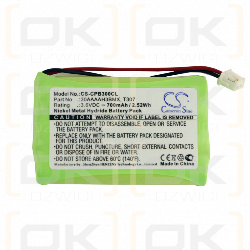 Philips DECT 211/30AAAAH3BMX 700 мАч Ni-MH 3,6 В (Cameron Sino)