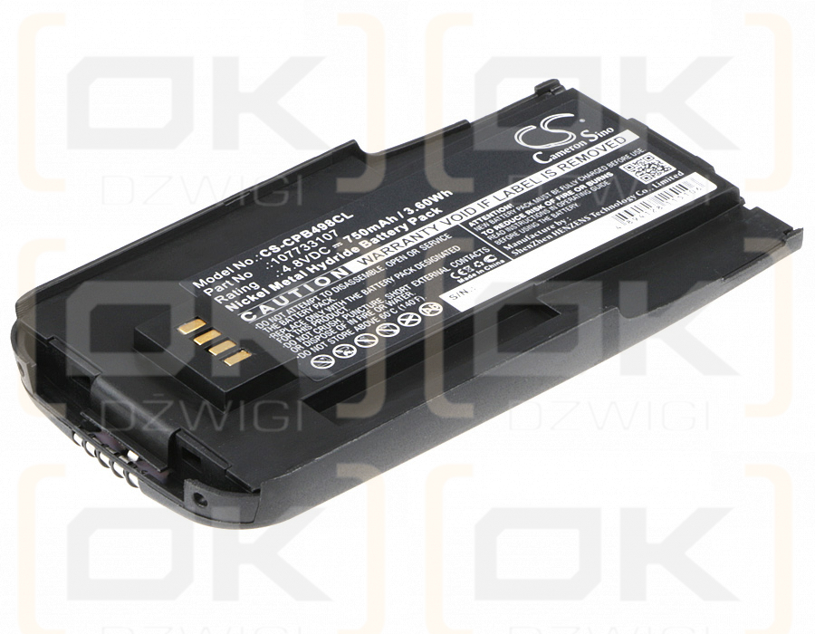 AVAYA MDW9031 / 107733107 750mAh Ni-MH 4.8V (Cameron Sino)