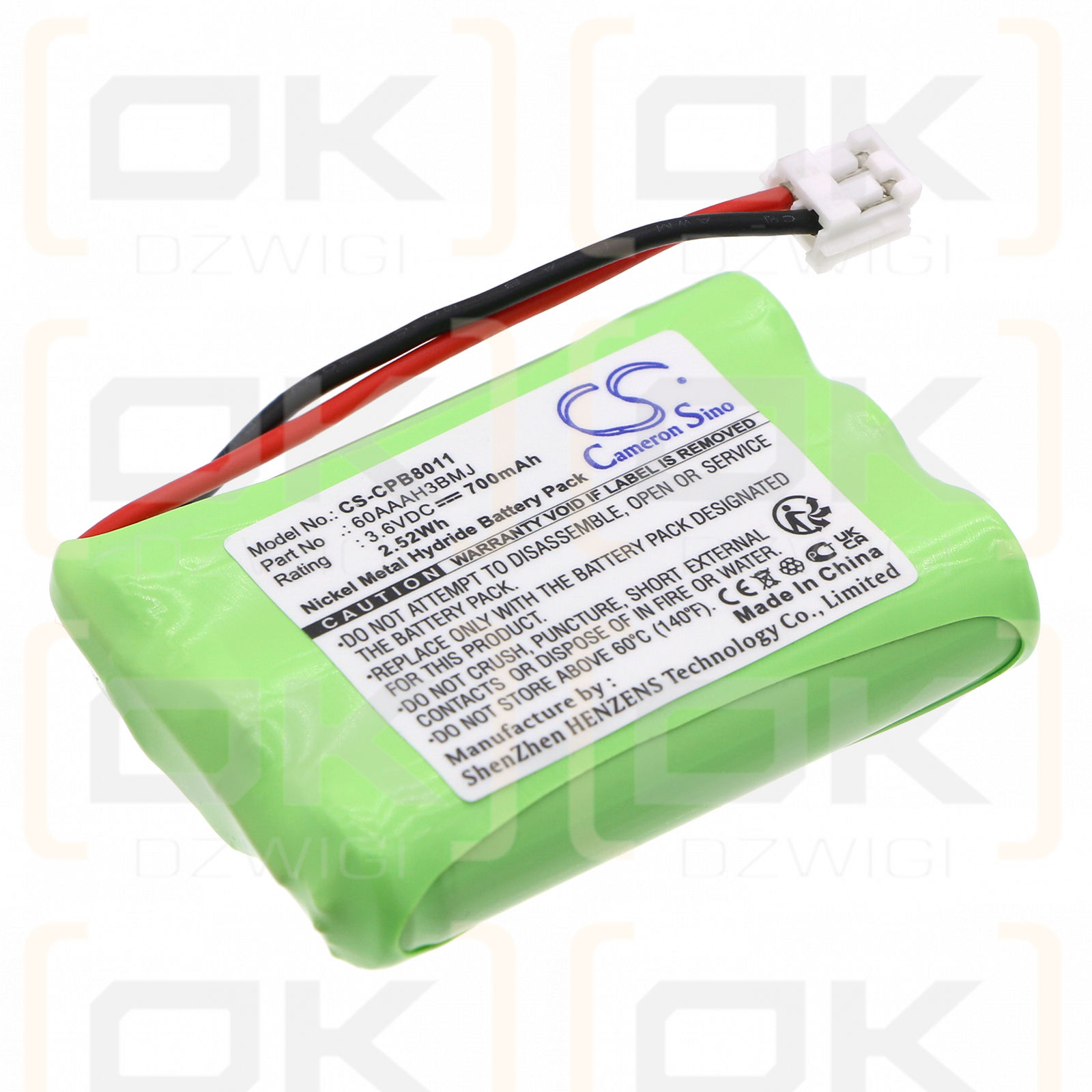 Motorola 525734-001 / 525734-001 700mAh Ni-MH 3.6V (Cameron Sino)