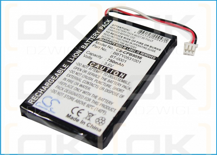 Uniden WDECT 2380 / BT-0001 750mAh Li-ion 3.7V (Cameron Sino)