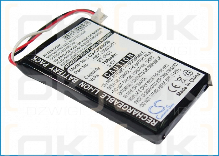 Uniden WDECT 2380 / BT-0001 750mAh Li-ion 3.7V (Cameron Sino)