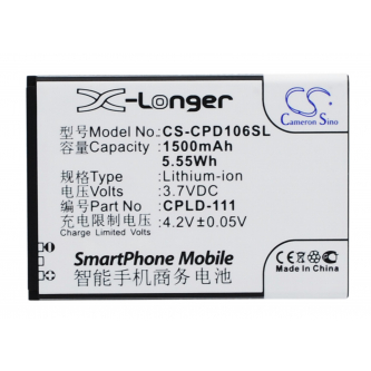 Coolpad 5216d / CPLD-111 1500 mAh Li-Ion 3,7 V (Cameron Sino)