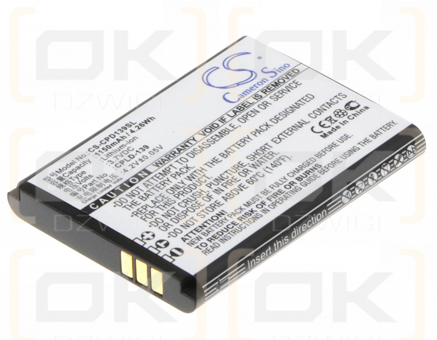 Coolpad 8021 / CPLD-139 1150 mAh Li-Ion 3,7 V (Cameron Sino)