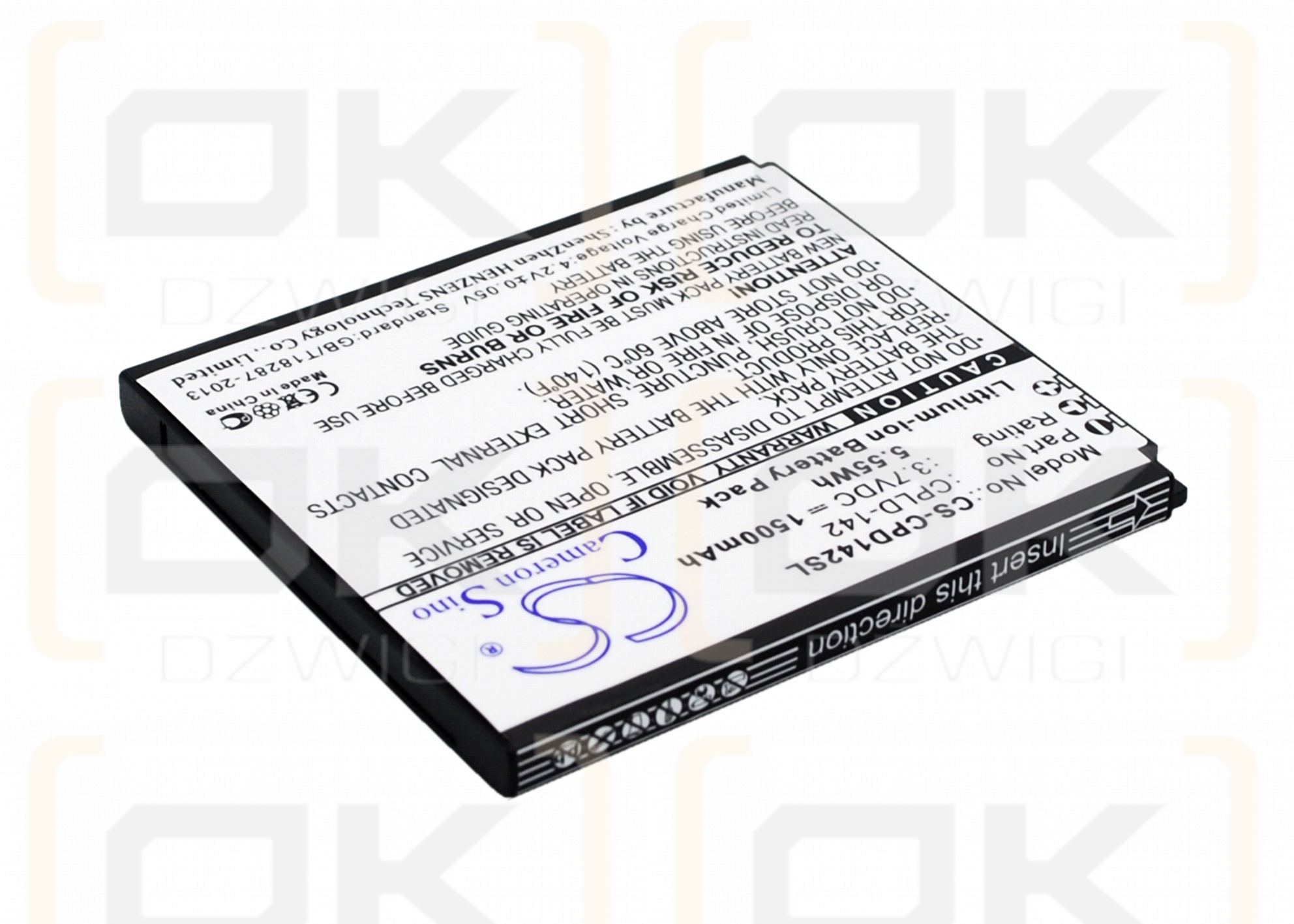 Coolpad 5313S / CPLD-142 1500 mAh Li-Ion 3,7 V (Cameron Sino)